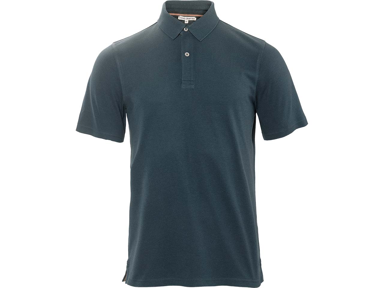 Living Crafts Bio-Herren-Polo-Shirt 'TIRMON', midnight, Gr. XL