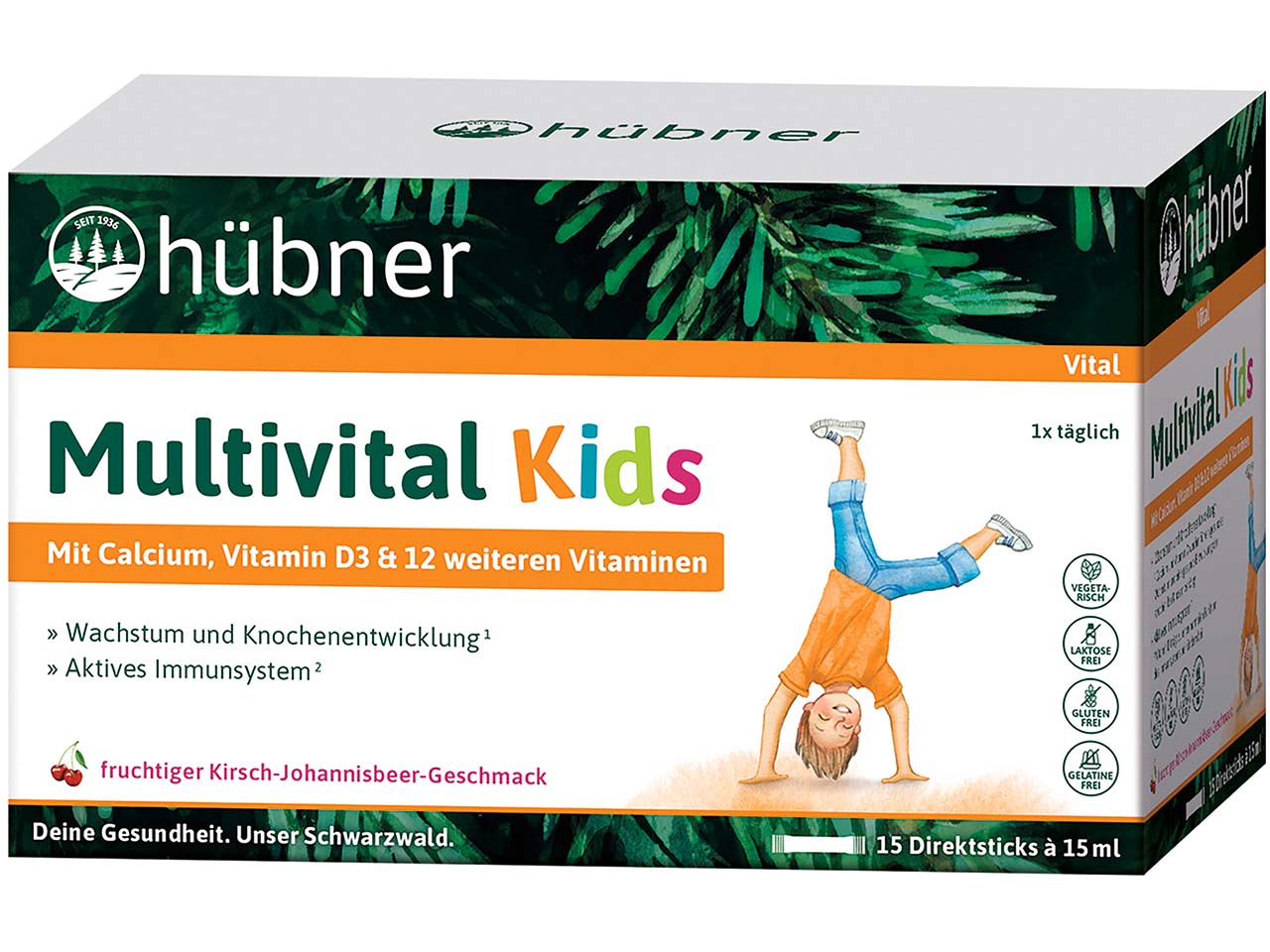 hübner Direktsticks "Multivital Kids", 225 ml