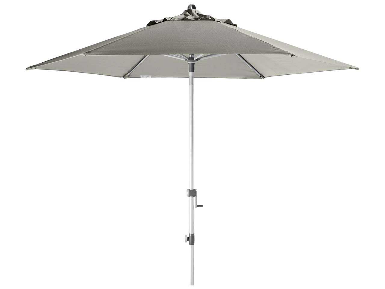 doppler Sonnenschirm "Expert Auto Tilt" Ø 280 cm, hellgrau