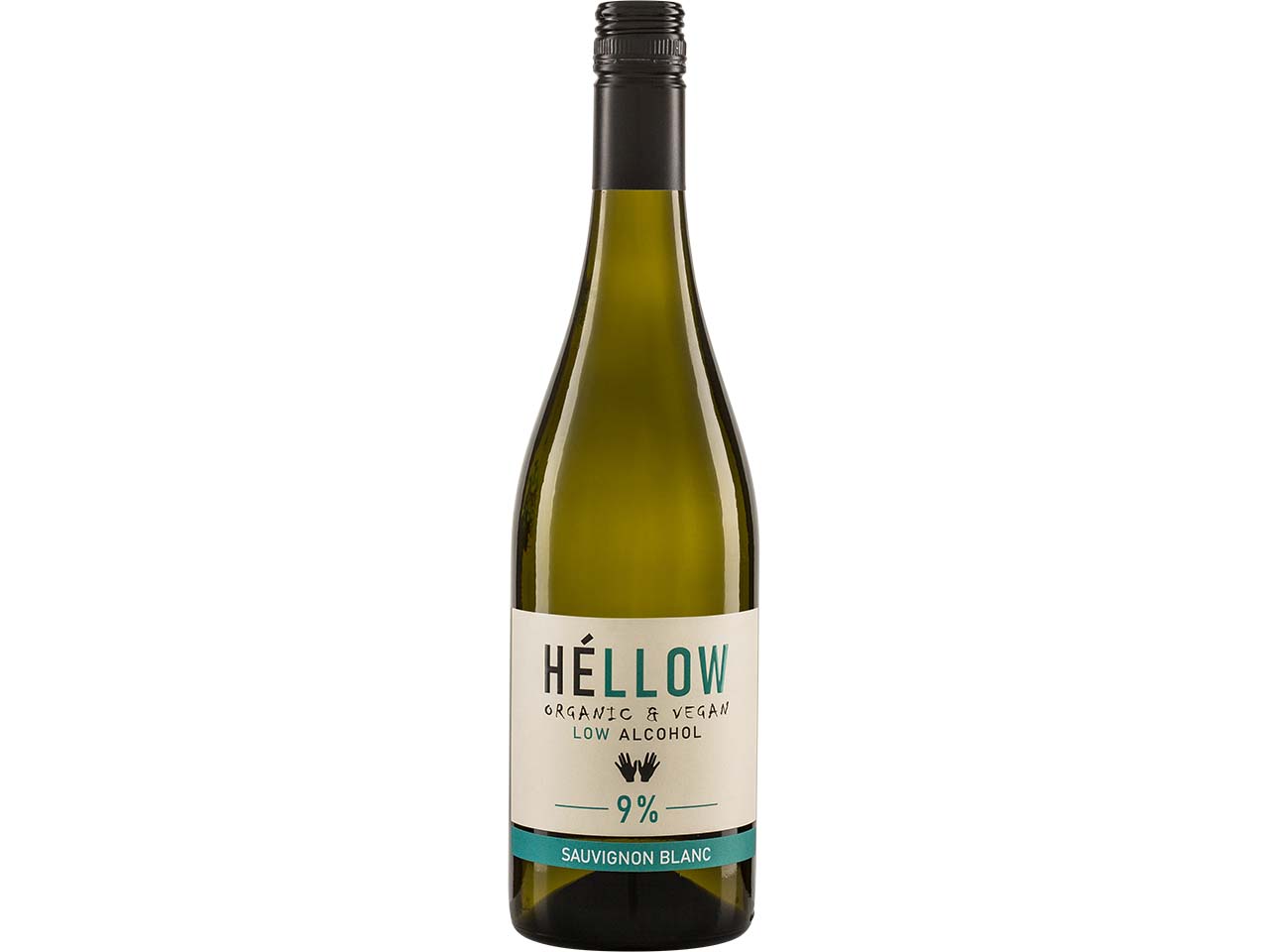 Bio-Weißwein 'Hellow' Sauvignon Blanc, alkoholreduziert halbtrocken, San Isidro , 0,75 l