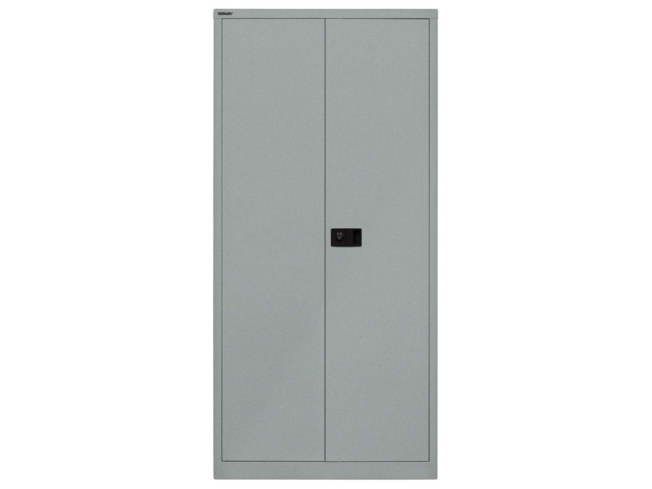 Flügeltürensch. "UNIVERSAL" mit Garderobeneinsatz silber