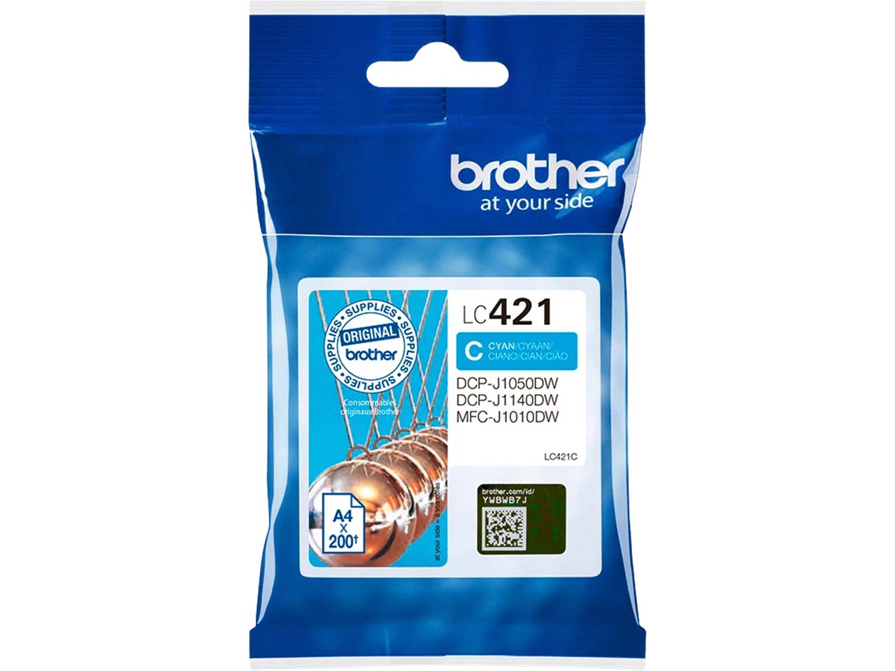 Brother Tintenpatrone LC-421C cyan