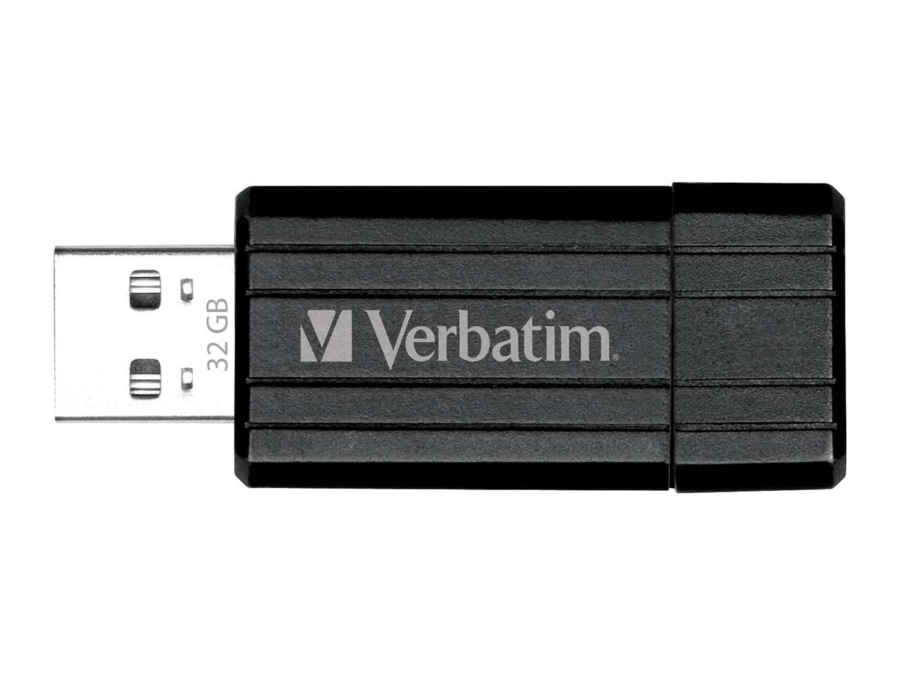 Verbatim USB-Stick 'PinStripe' schwarz, 32GB, USB 2.0