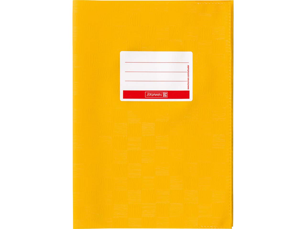 BRUNNEN Heftumschlag aus Polypropylen DIN A5, goldgelb