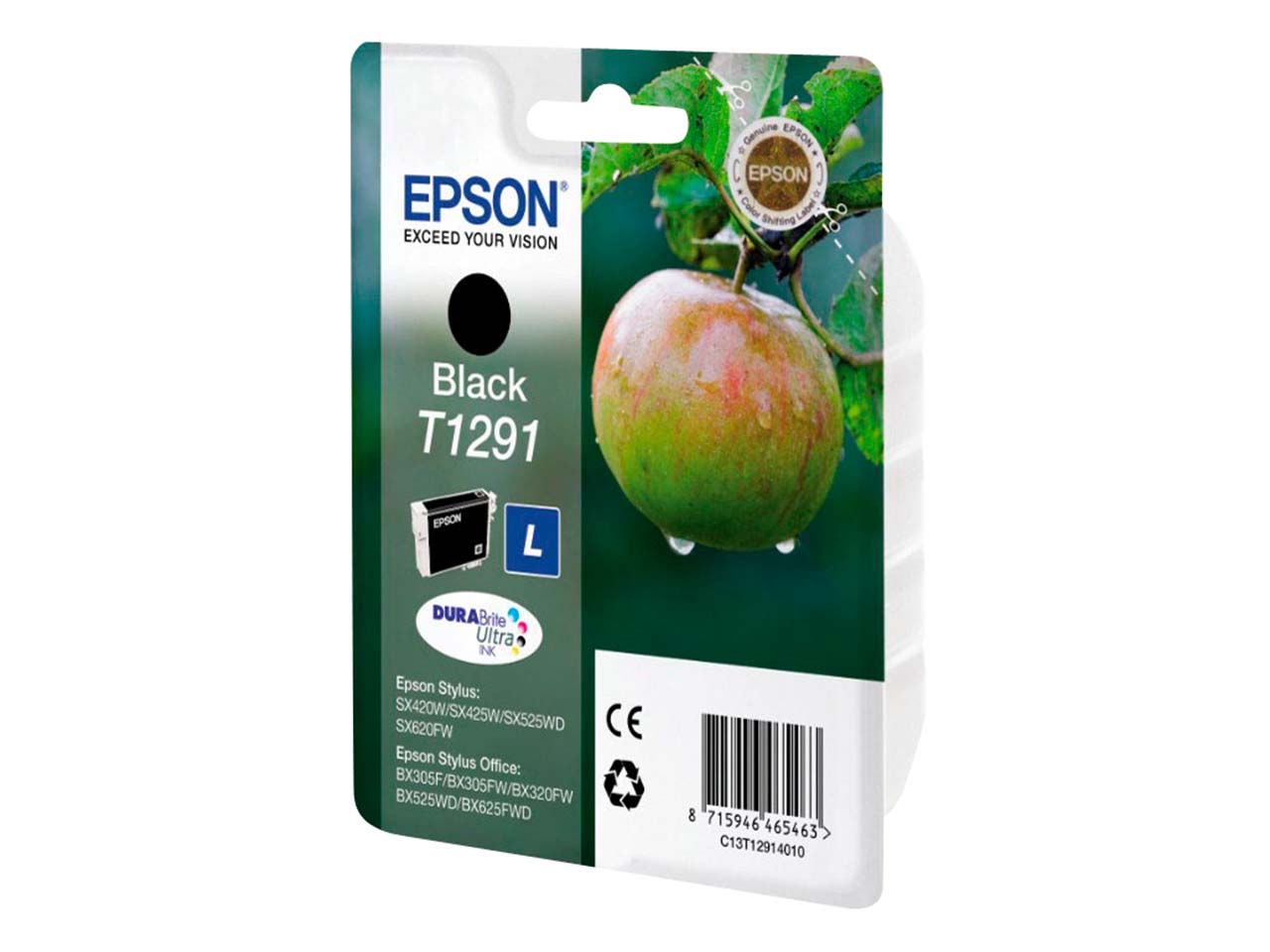 Epson Tintenpatrone T1291 schwarz