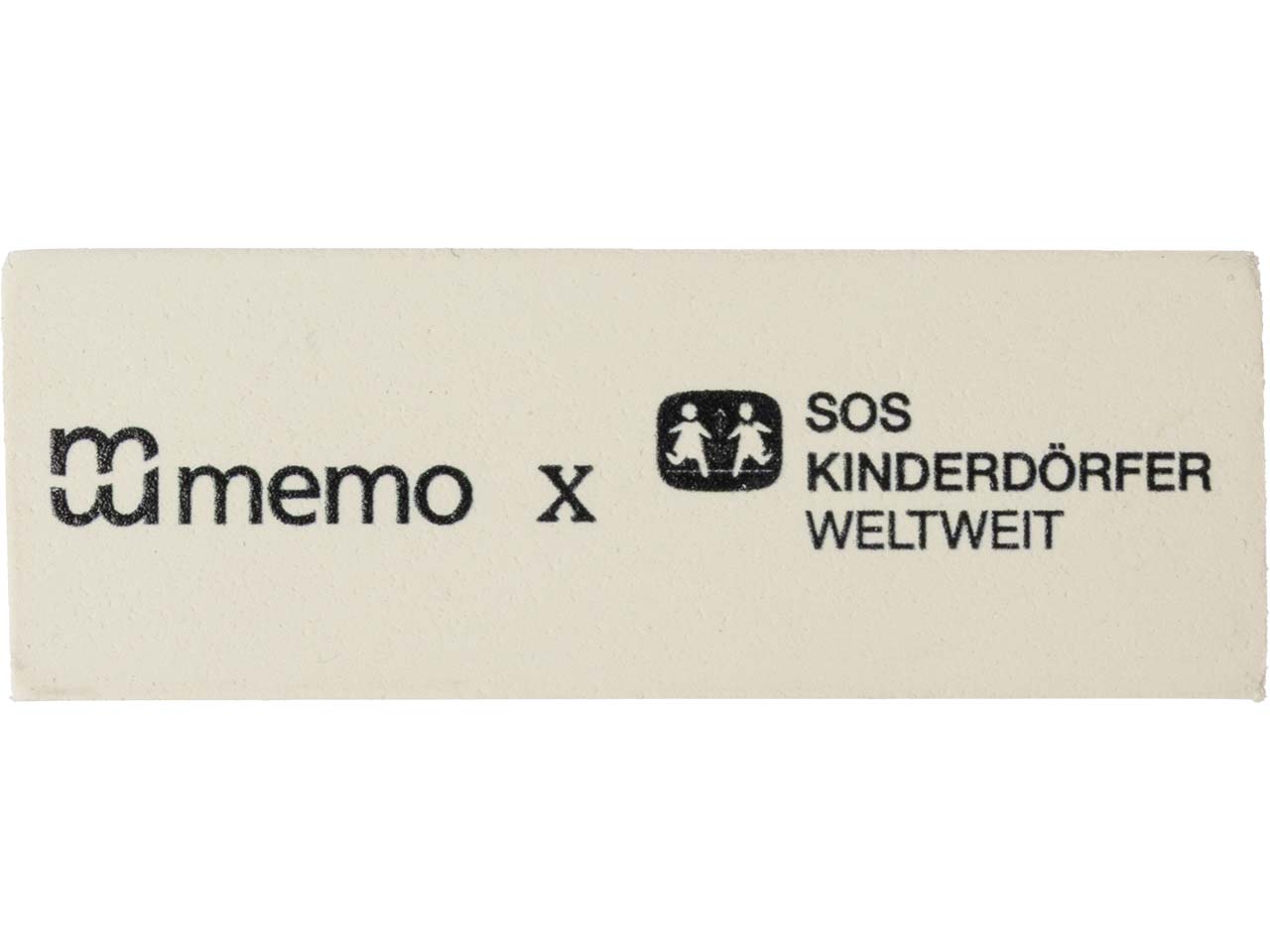memo x SOS-Kinderdörfer weltweit Radierer