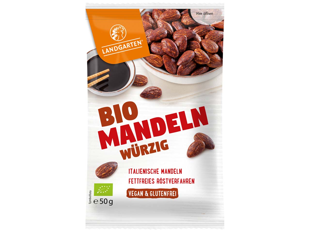 Landgarten Bio-Mandeln "Würzig" 50 g