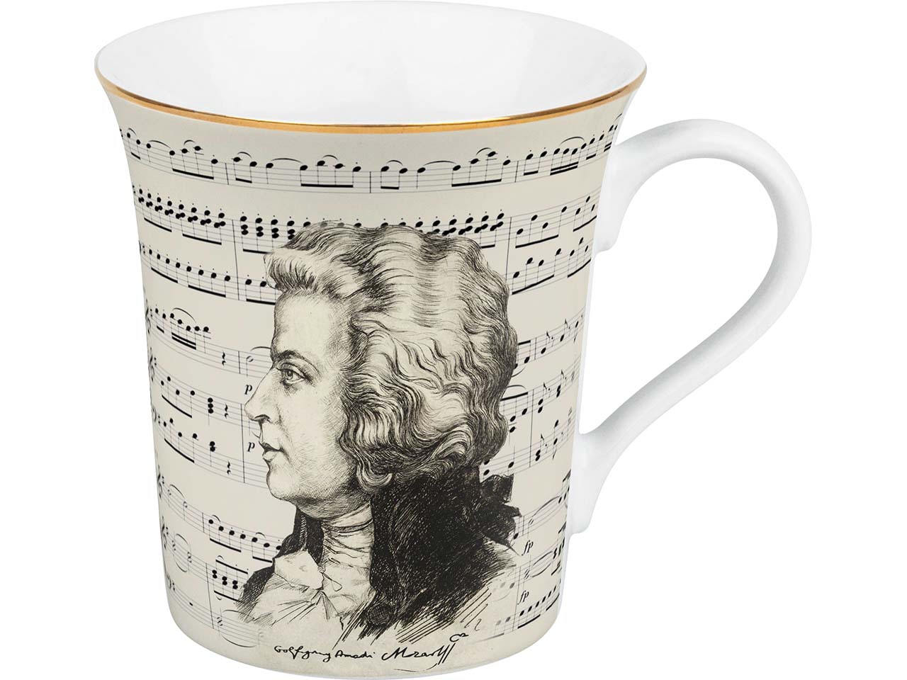 Könitz Tasse Komponisten "Mozart"