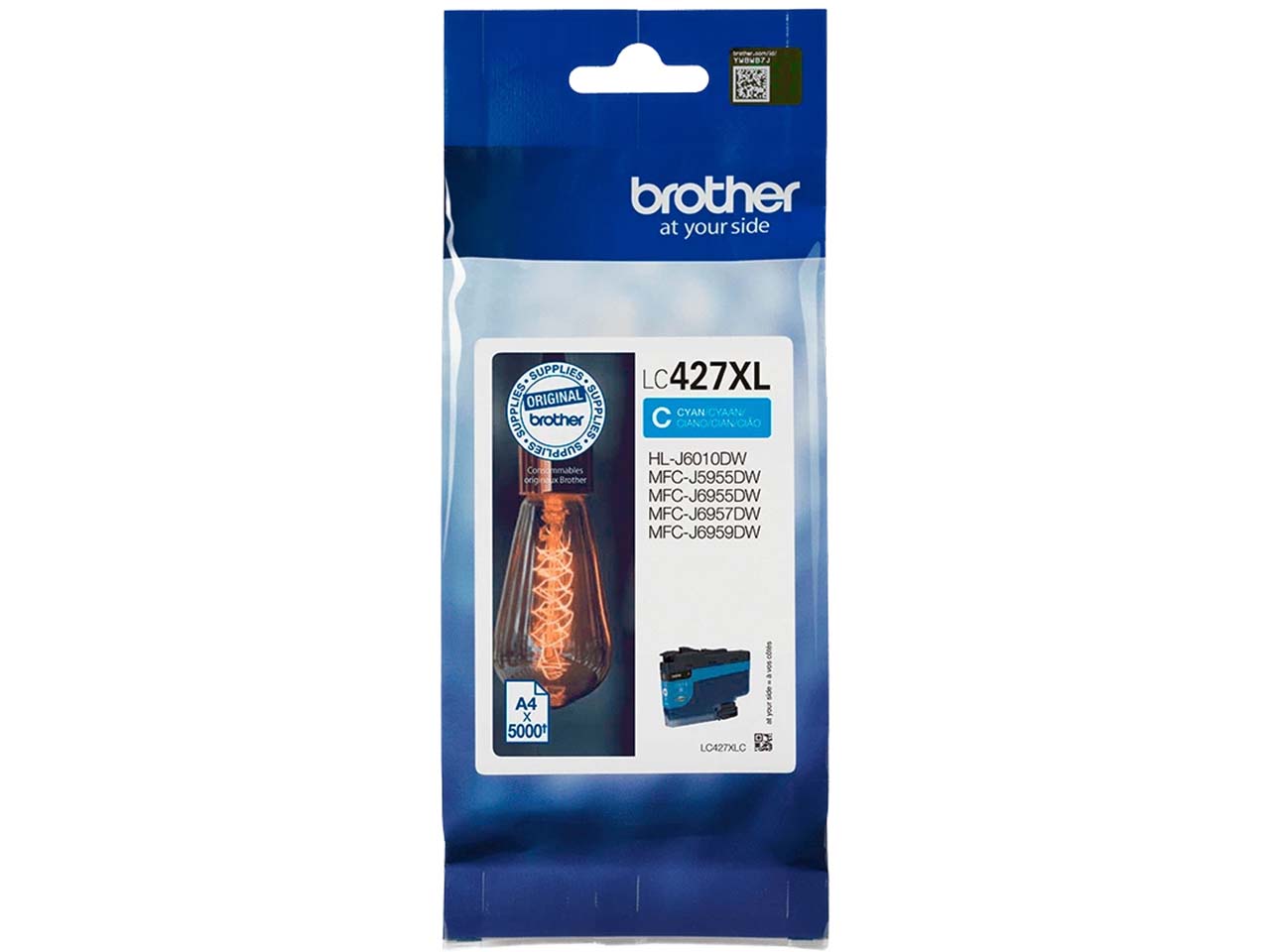 Brother Tintenpatrone LC-427XLC cyan