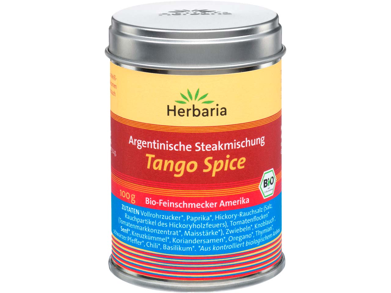 Herbaria Bio-Gewürzmischung "Tango Spice" für argentinisches Steak, 100 g