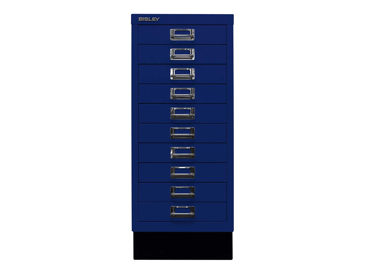 BISLEY Schubladenschrank "MultiDrawer" DIN A4 mit 10 Schubladen oxfordblau