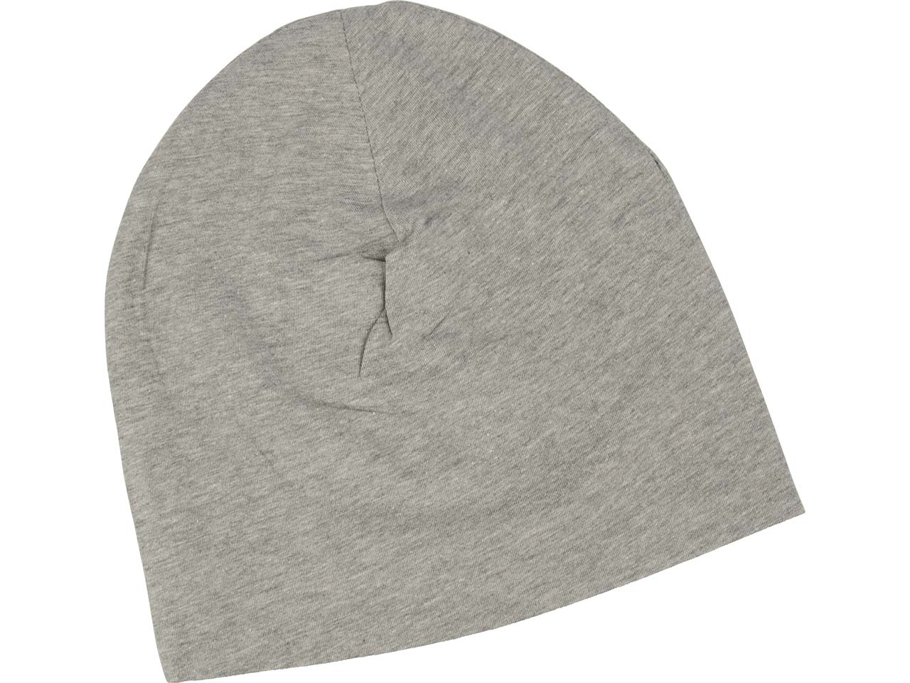 memo Bio-Baumwoll Mütze grau melange