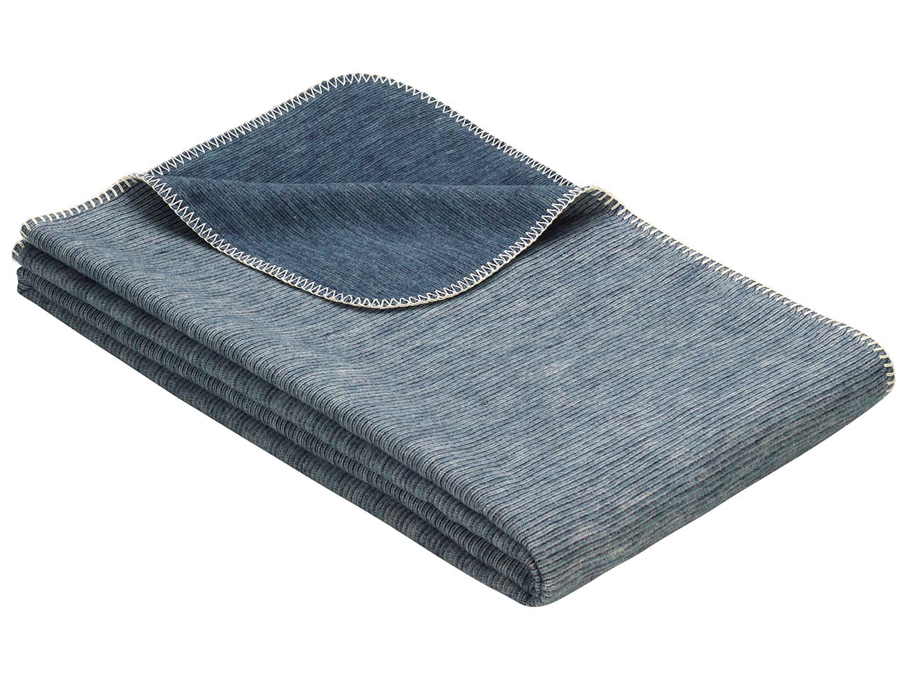 IBENA Wohndecke 'Lusanne' blau 140 x 200 cm