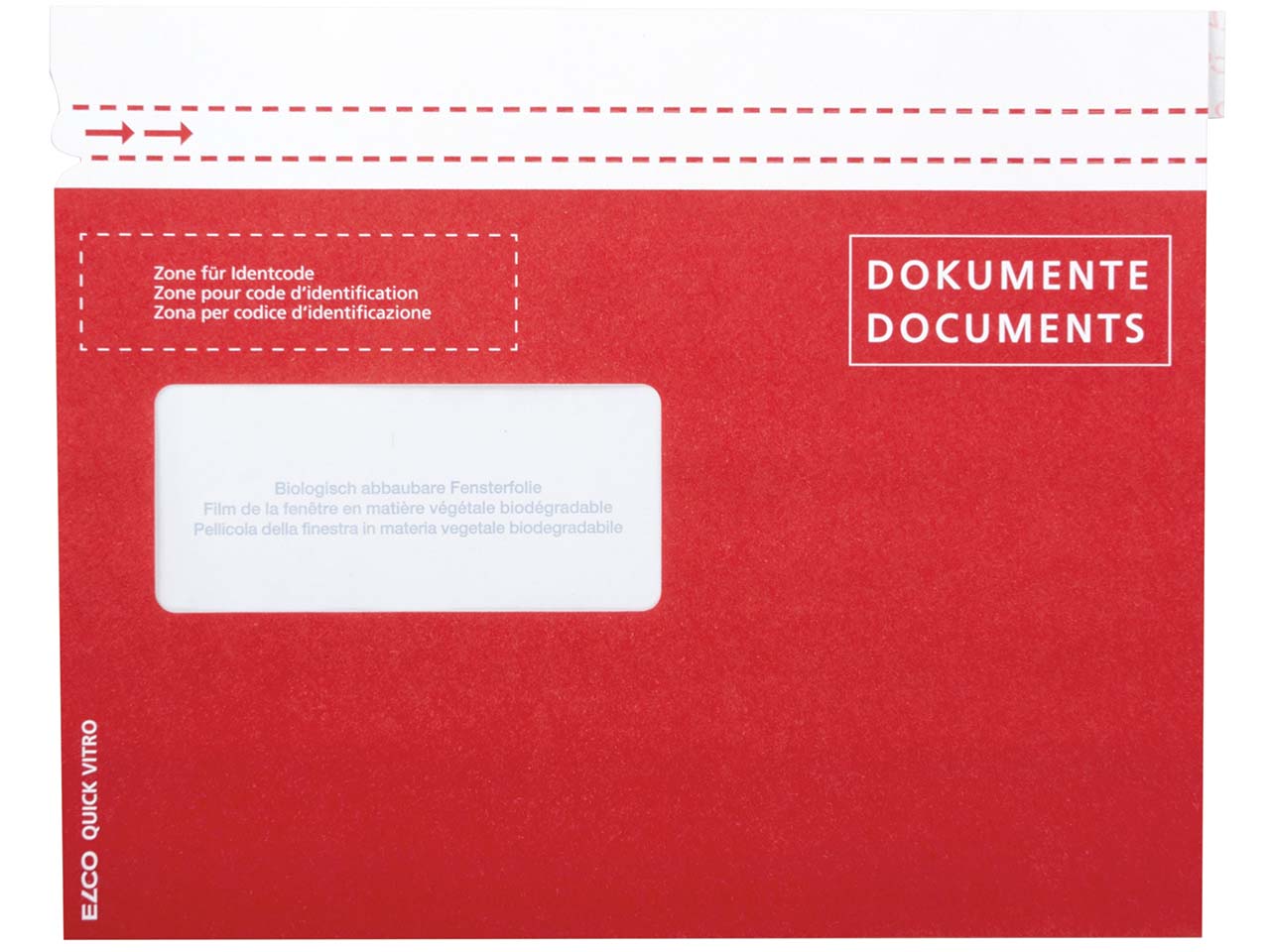 ELCO Dokumenten- und Lieferscheintaschen "Quick Vitro" aus Papier, 250 Stück, DIN C5