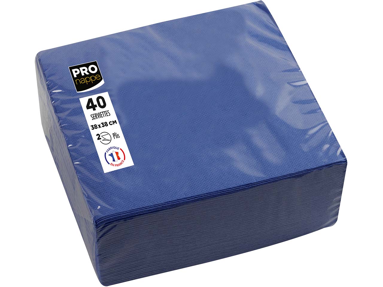 40 ProNappe Servietten 38 x 38 cm, marineblau