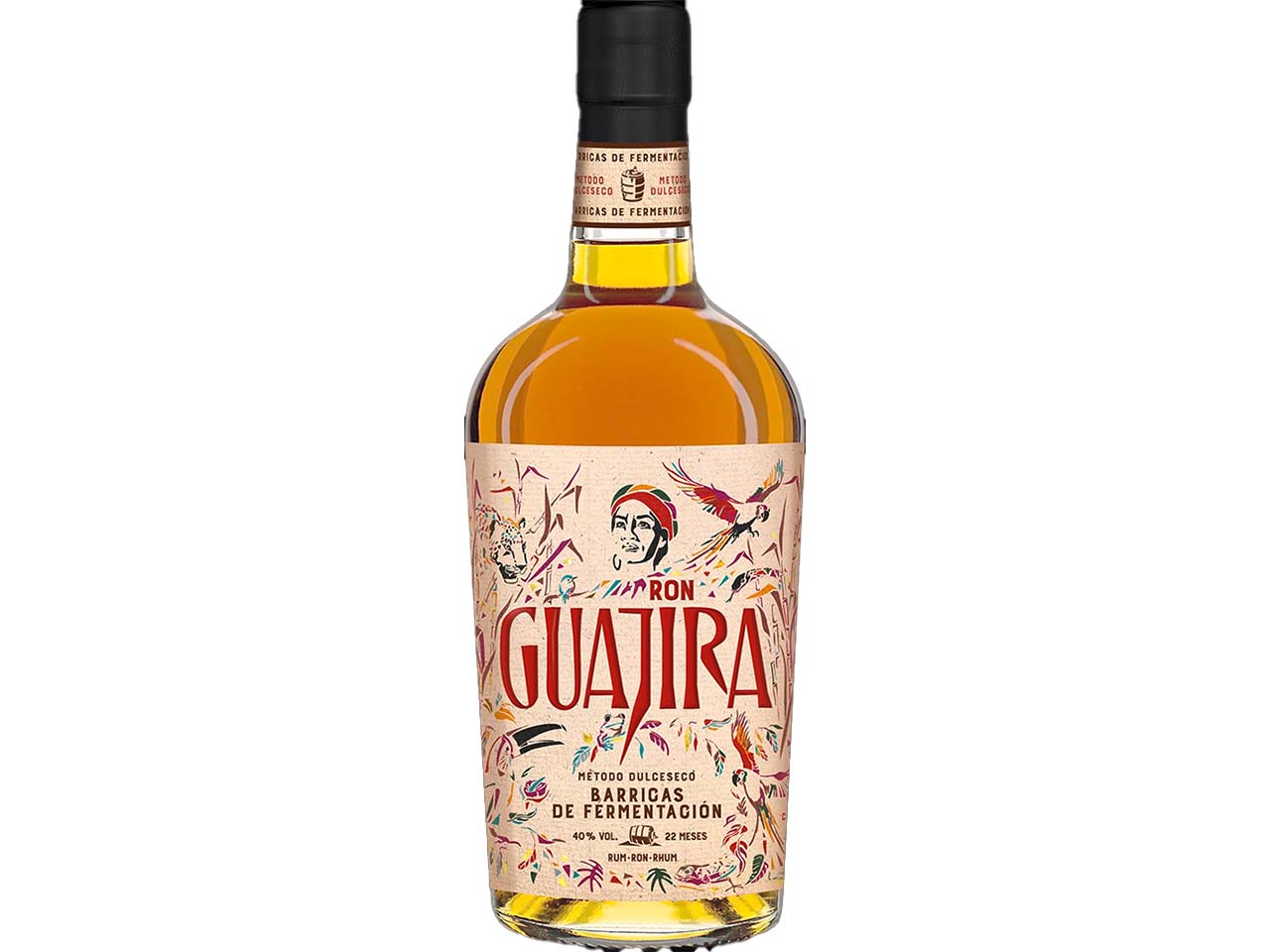 Guajira Bio Fair Trade Rum Barricas de Fermentación, 0,5 l