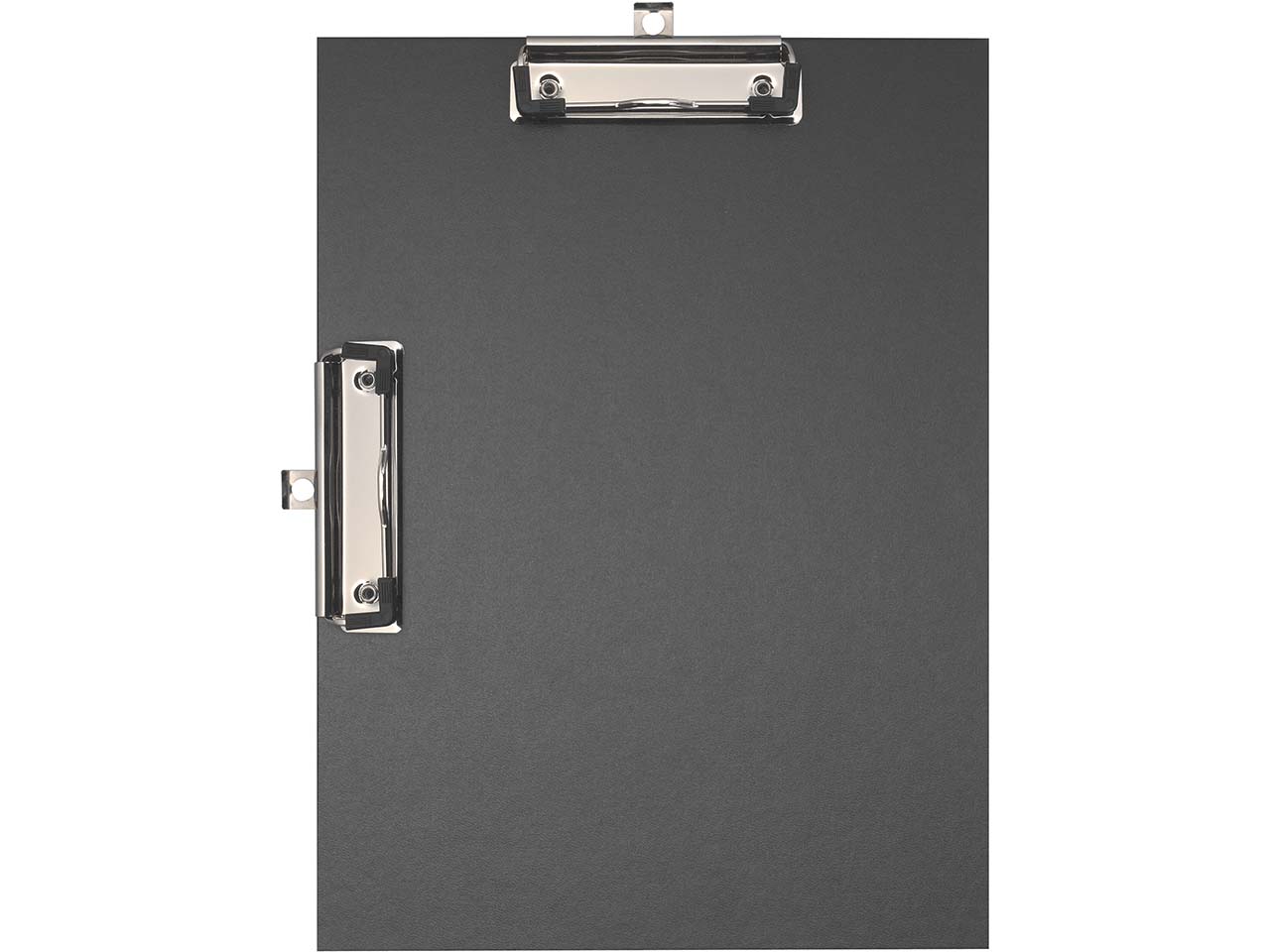 FALKEN Doppelklemmbrett DIN A4 für Hoch- & Querformat, schwarz