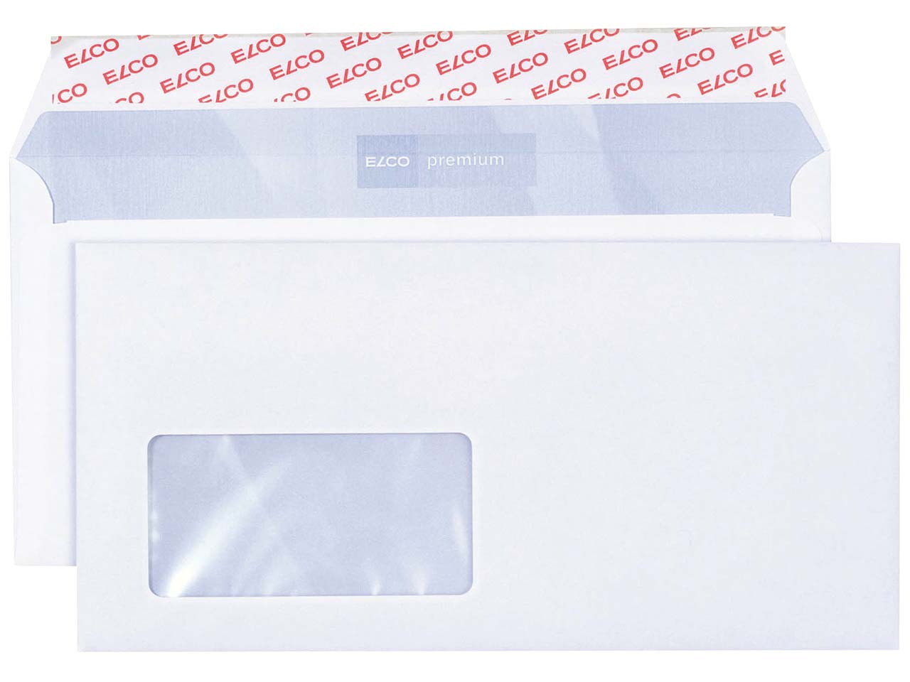 200 ELCO Office Briefumschläge, in Shopbox, DIN lang+, mit Haftklebung, mit Fenster