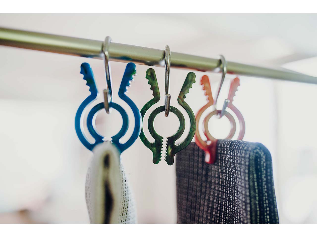 Fair Zone Verschlussclips "RecyClip" 3er-Pack, aus Recyclingkunststoff, gemischte Farben