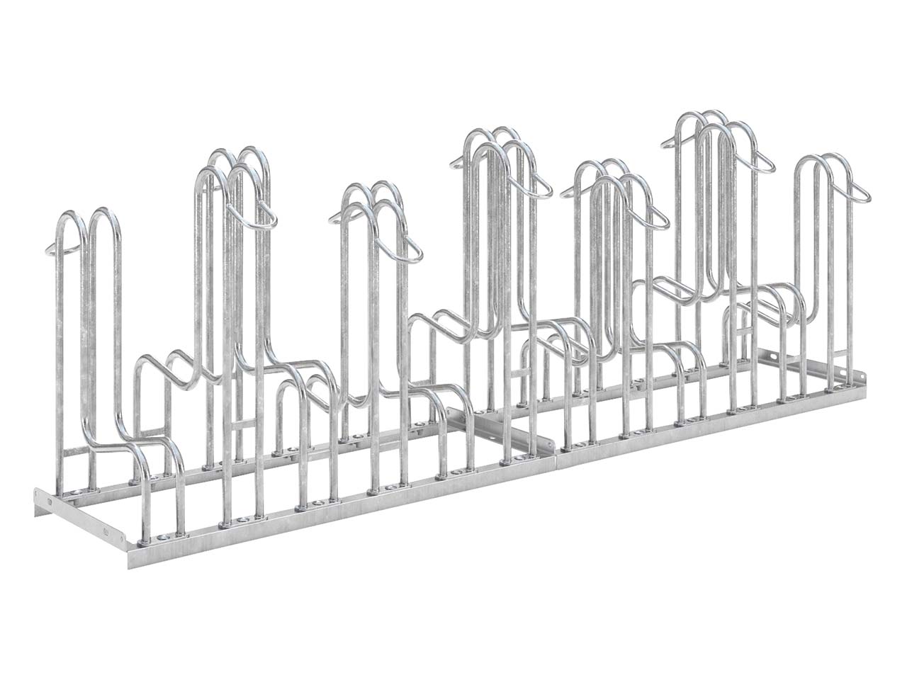 Fahrradständer "Standparker 4000" verzinkt, 12 Einstellplätze (beidseitig)