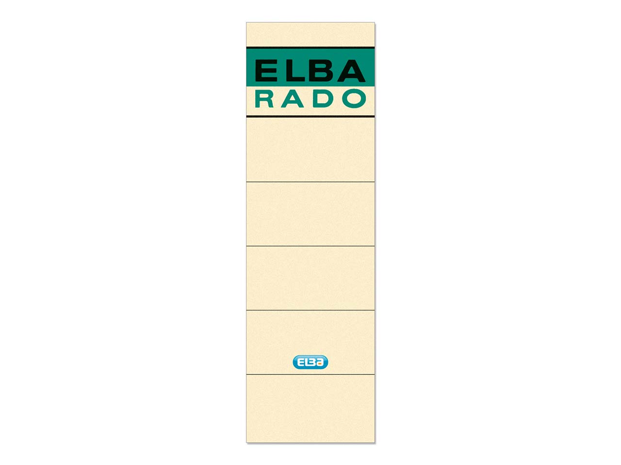 10 ELBA Ordner-Rückenschilder SKL 190 x 59 mm