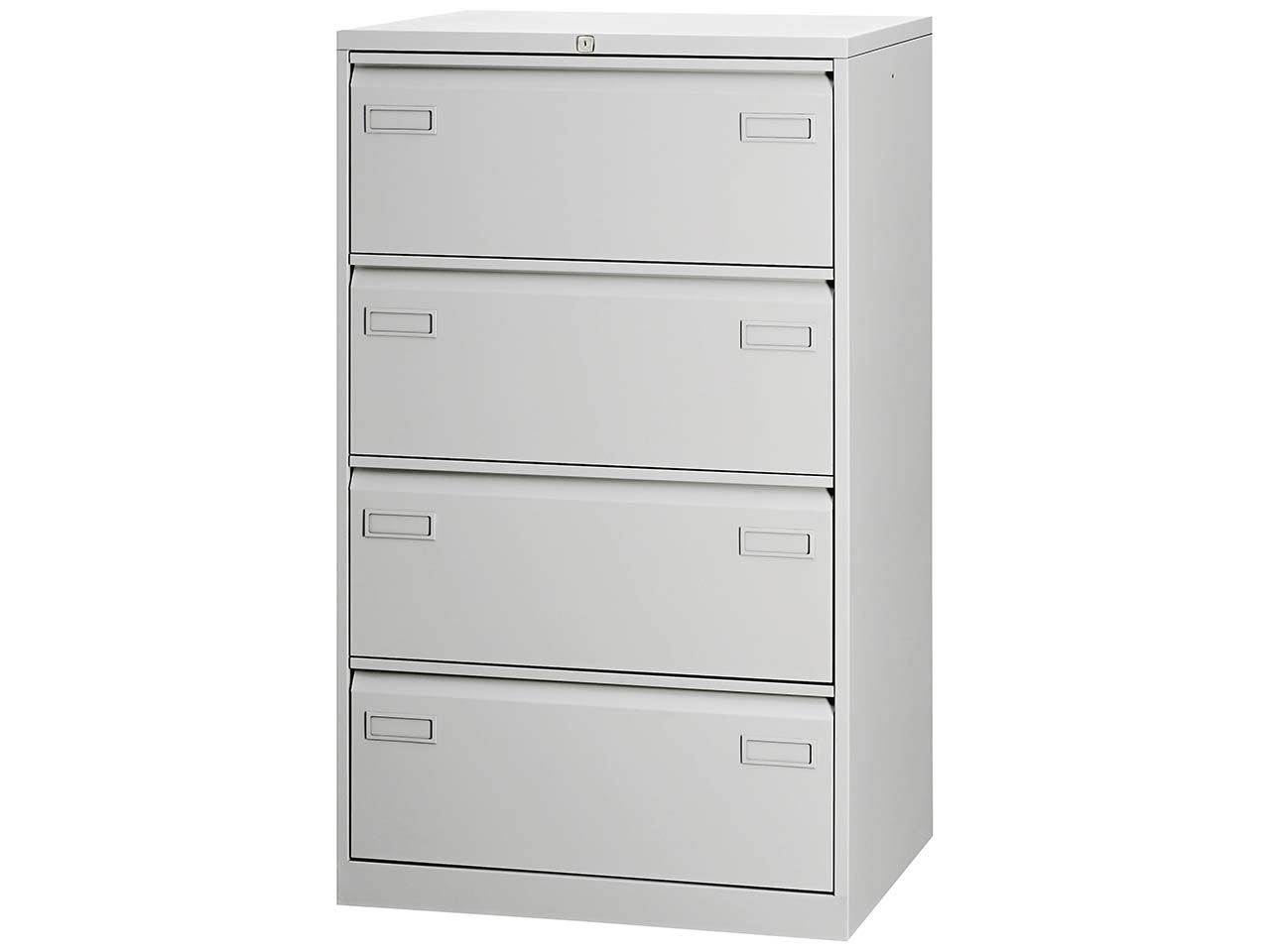 Hängeregistraturschrank 4S 2-bahnig grau RAL 7035