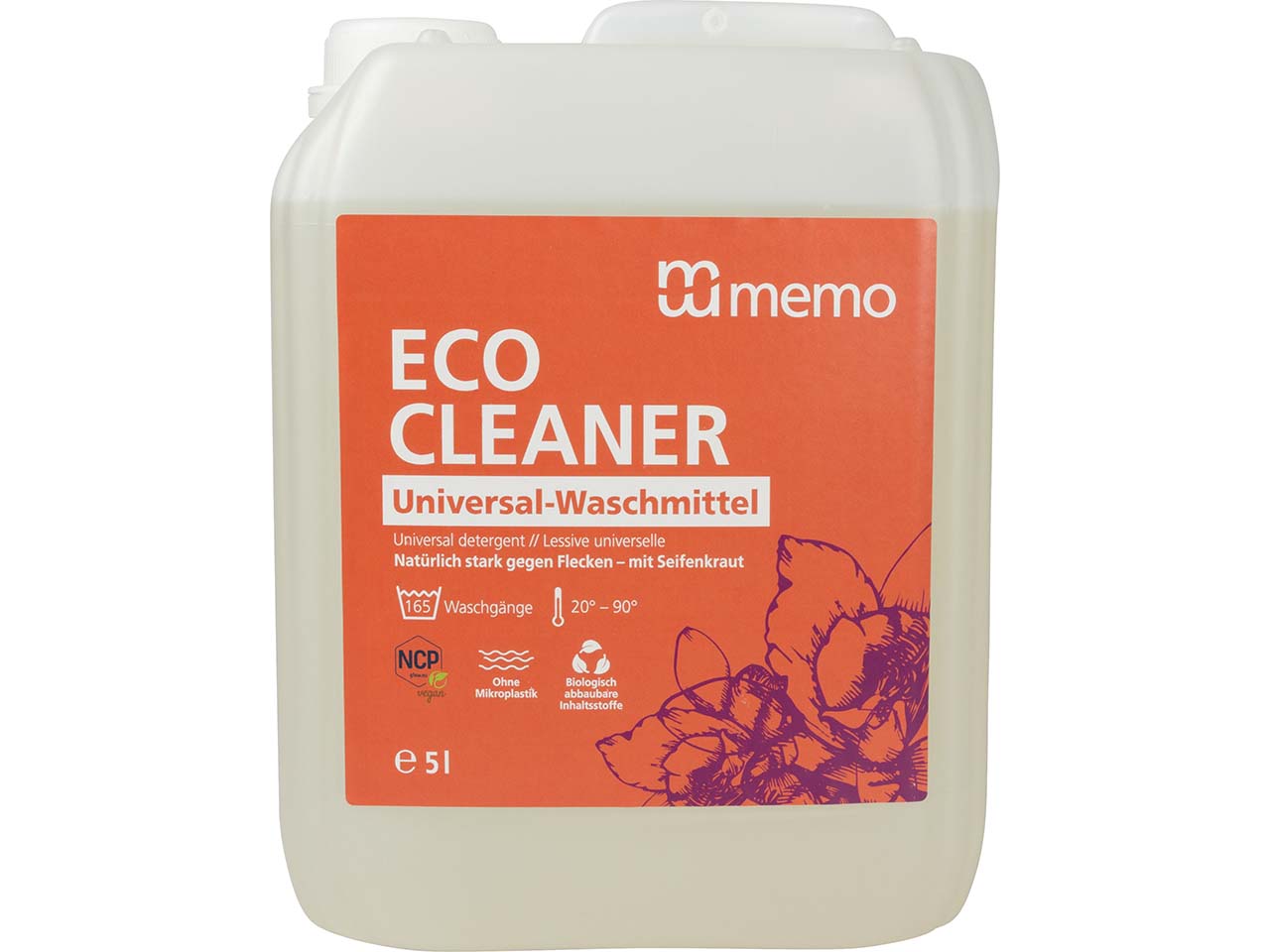 memo Universal-Waschmittel 'ECO CLEANER', 5 l