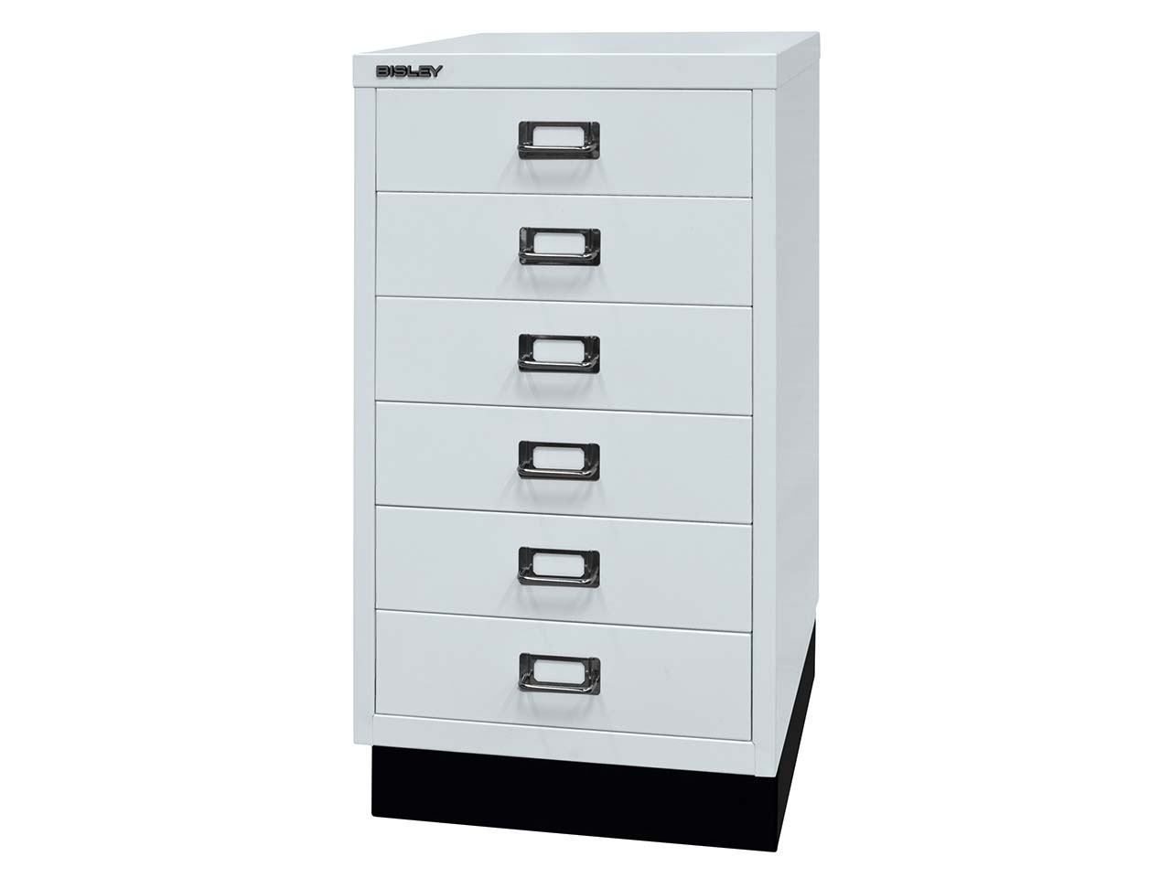 BISLEY Schubladenschrank "MultiDrawer" DIN A3 mit 6 Schubladen lichtgrau