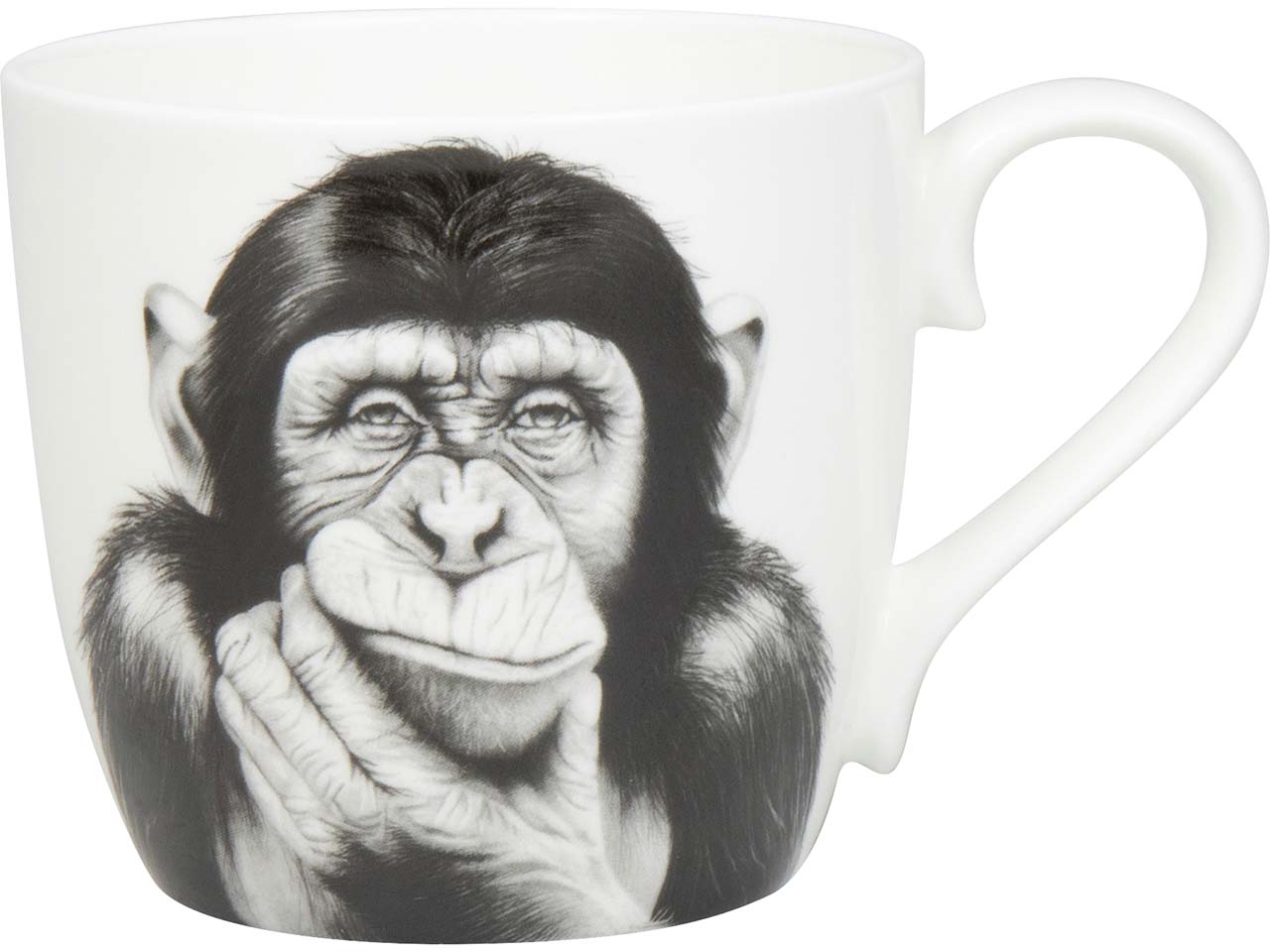 Könitz Tasse "Denkender Affe"