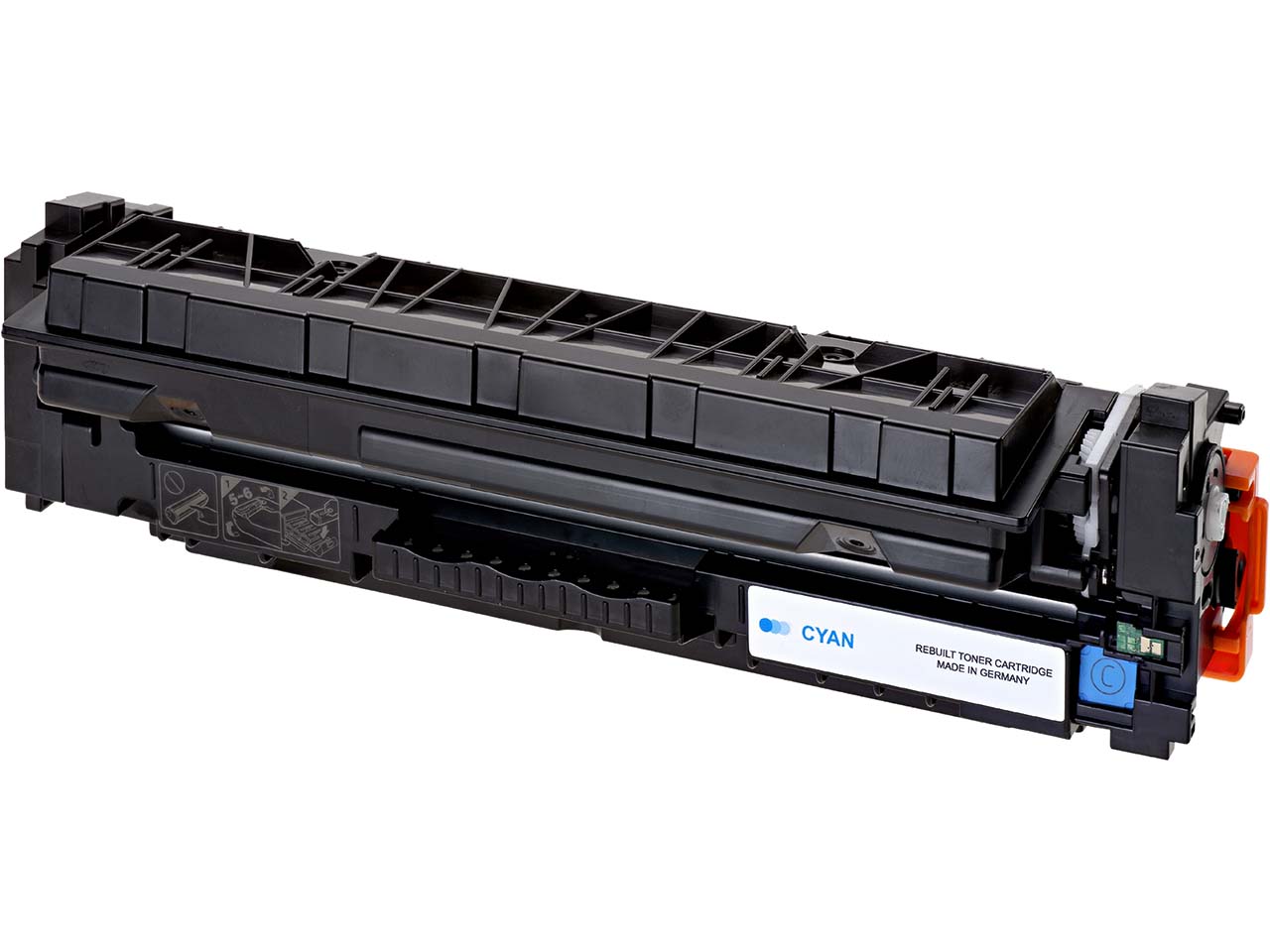 memo Druckkassette ersetzt hp W2031X/ Nr. 415X, cyan