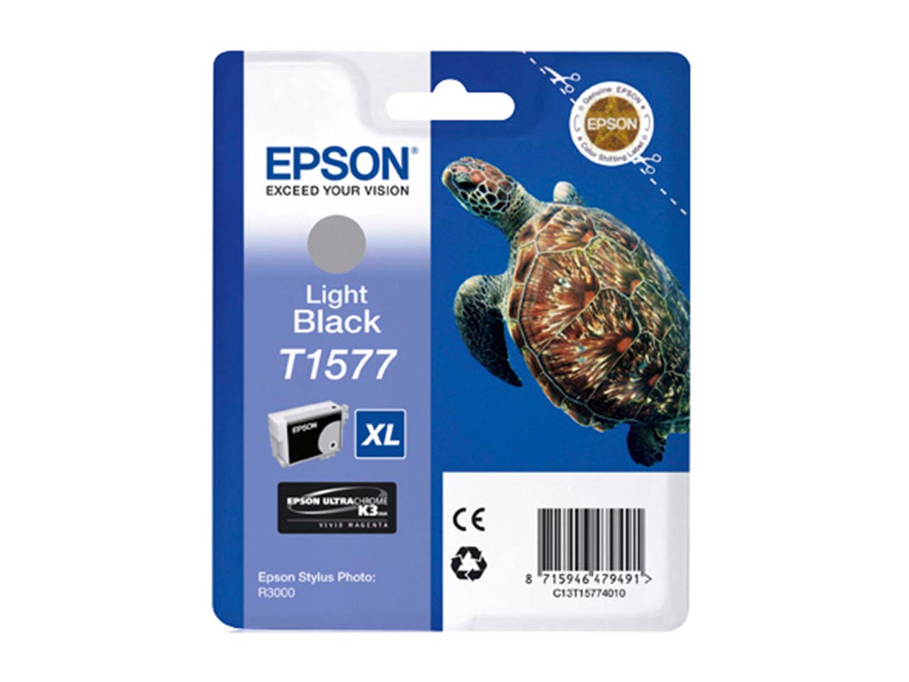 Epson Tintenpatrone T1577 light-schwarz