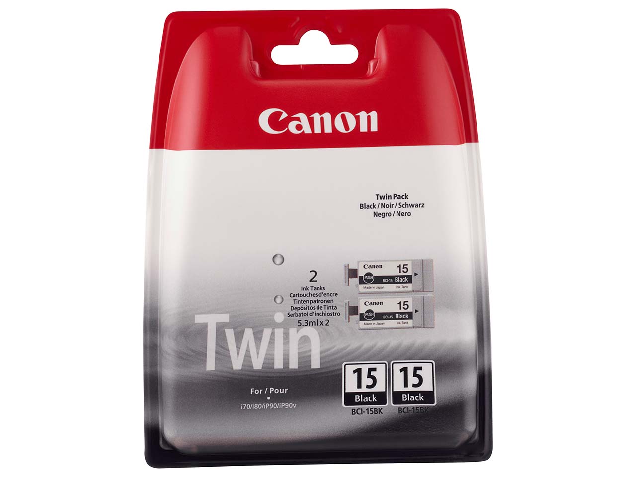 Canon Doppelpack Tintenpatronen BCI-15 color