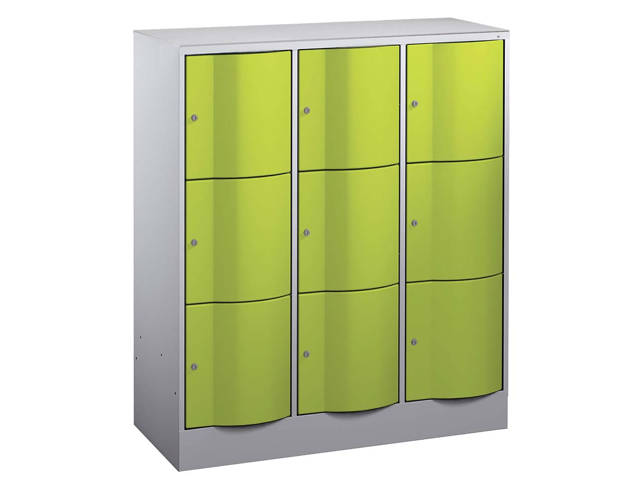 Schließfachschrank 3 Türme an/gr 3er