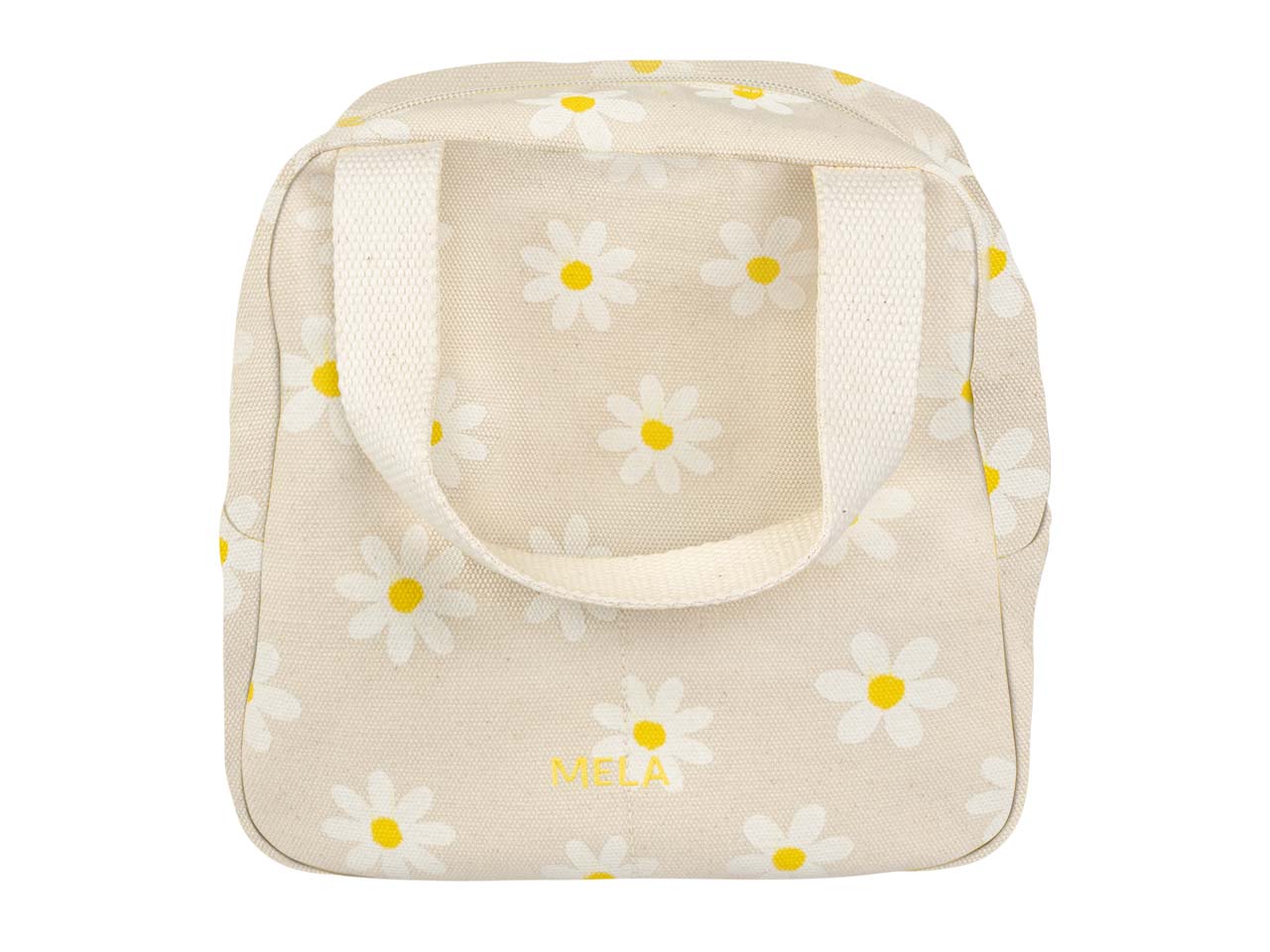 MELA Bio-Organizer-Tasche "JASMEET" 4,5 l, greige/daisy print