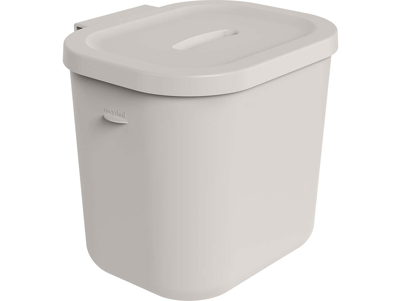 rotho Windeleimer 'KAYO' aus Recyclingkunststoff, cappuccino