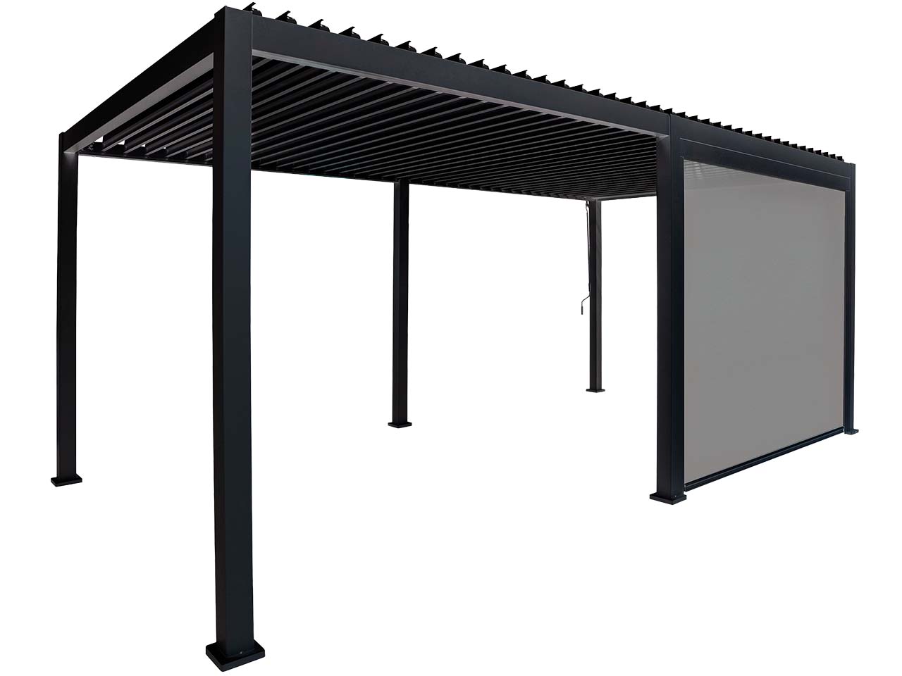 Seitenrollo 400 cm für Terrassenüberdachung "Cadiz"