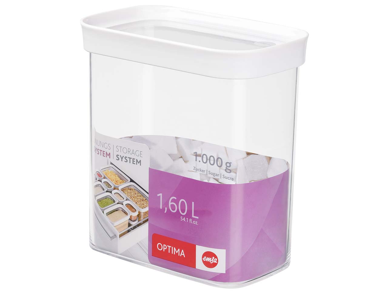 EMSA Vorratsdose 'OPTIMA' rechteckig, Hochformat 1,6 l