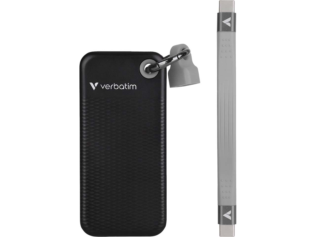 Verbatim Externe SSD-Festplatte "Pocket" schwarz, grau 1 TB
