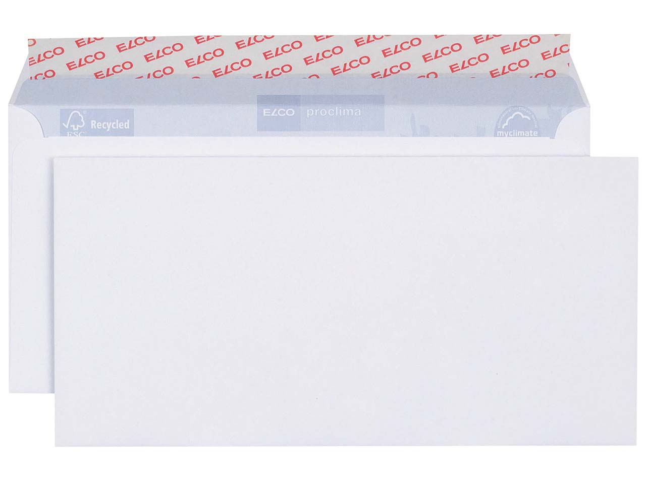 25 Elco Proclima Briefumschläge DIN lang+, mit Haftklebung, ohne Fenster
