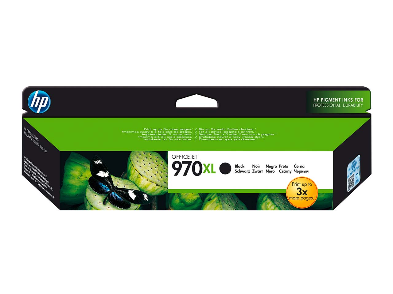 hp Tintenpatrone CN625AE, Nr. 970 XL schwarz