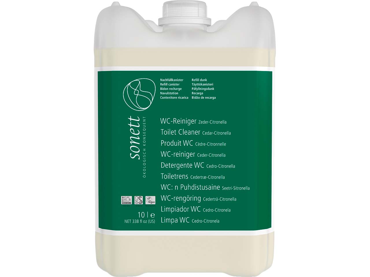 Sonett WC-Reiniger 'Zeder Citronella', 10 l