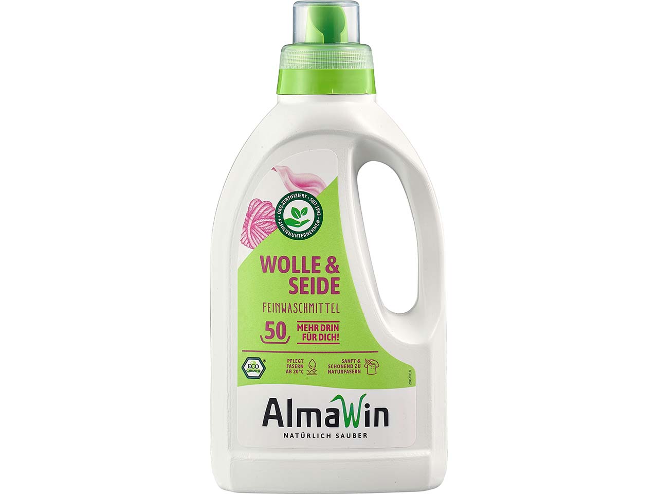 AlmaWin Feinwaschmittel "Wolle & Seide" Flasche, 0,75 l