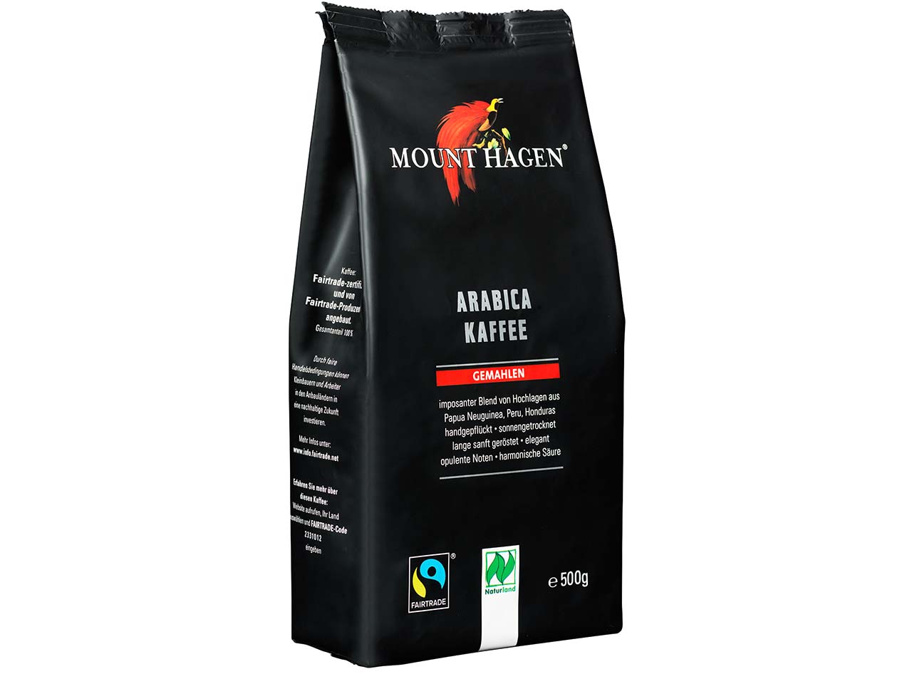 Mount Hagen Bio-Kaffee Arabica, gemahlen, 500 g
