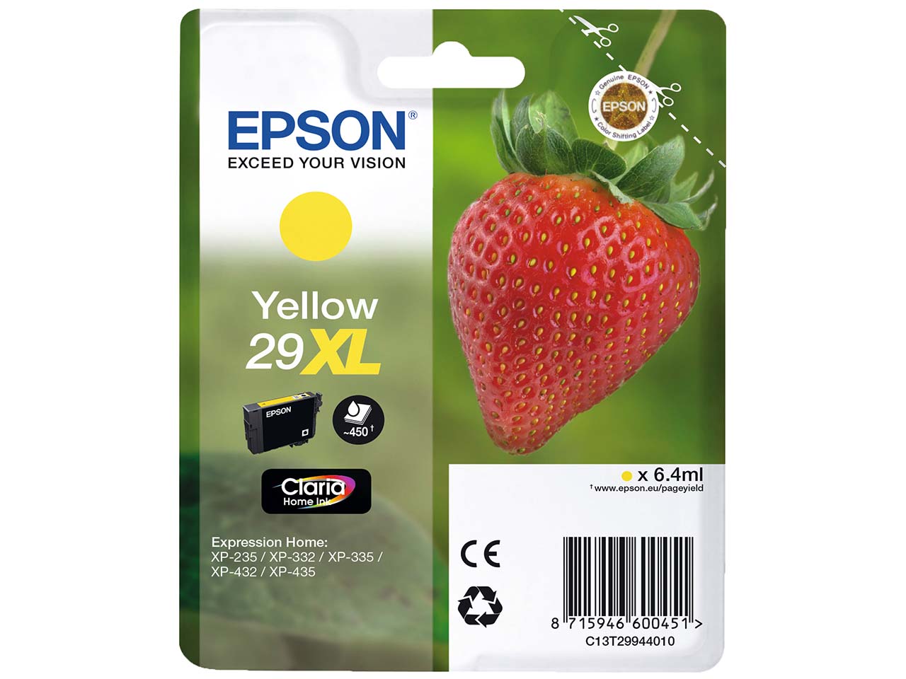 Epson Tintenpatrone T2994XL/ 29XL gelb