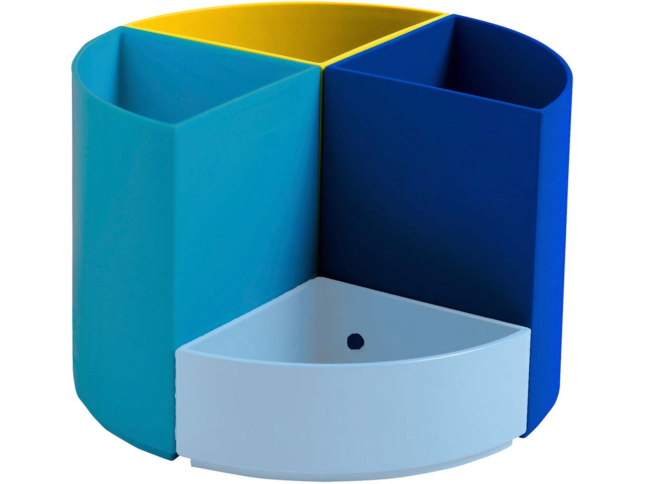 Exacompta Stifteköcher 'The Quarter' BEE BLUE, 4 Fächer