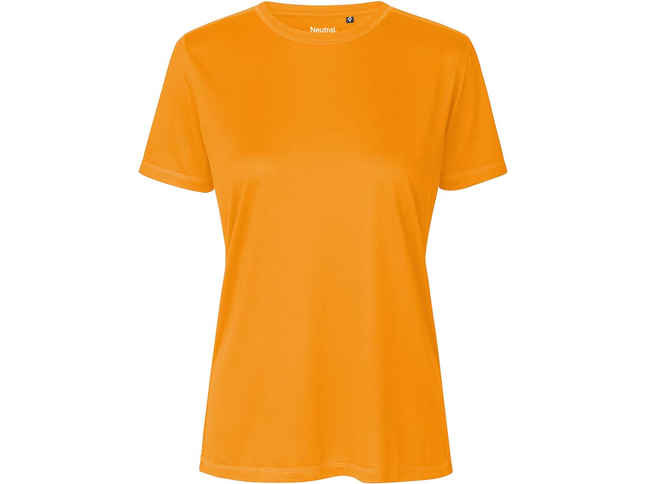 Neutral Damen-Sport-T-Shirt aus recyceltem Polyester, okay orange, Gr. L
