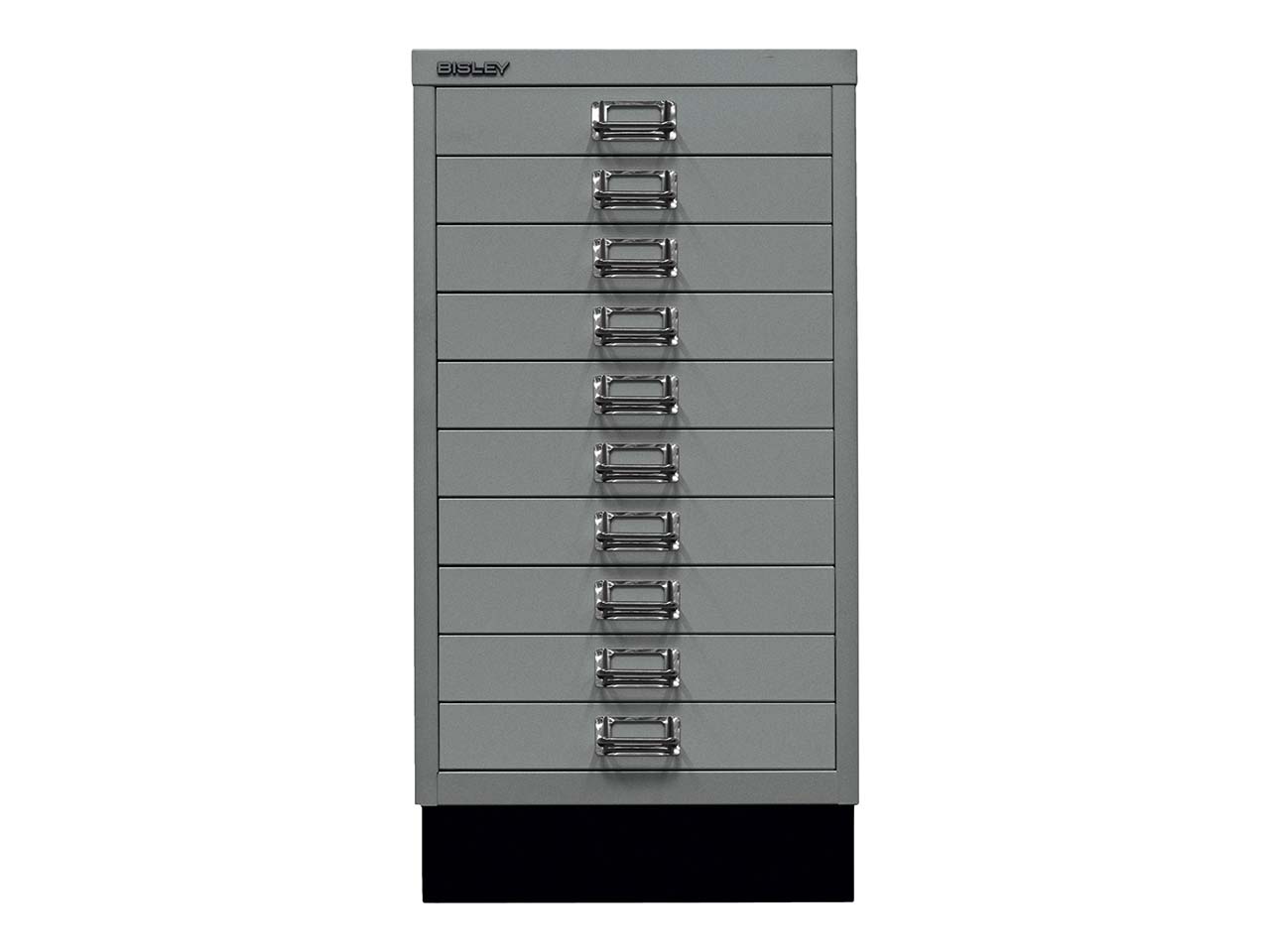 BISLEY Schubladenschrank "MultiDrawer" DIN A3 mit 10 Schubladen silber