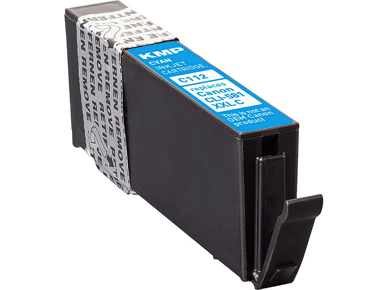 KMP Tintenpatrone ersetzt Canon CLI-581XXLC cyan