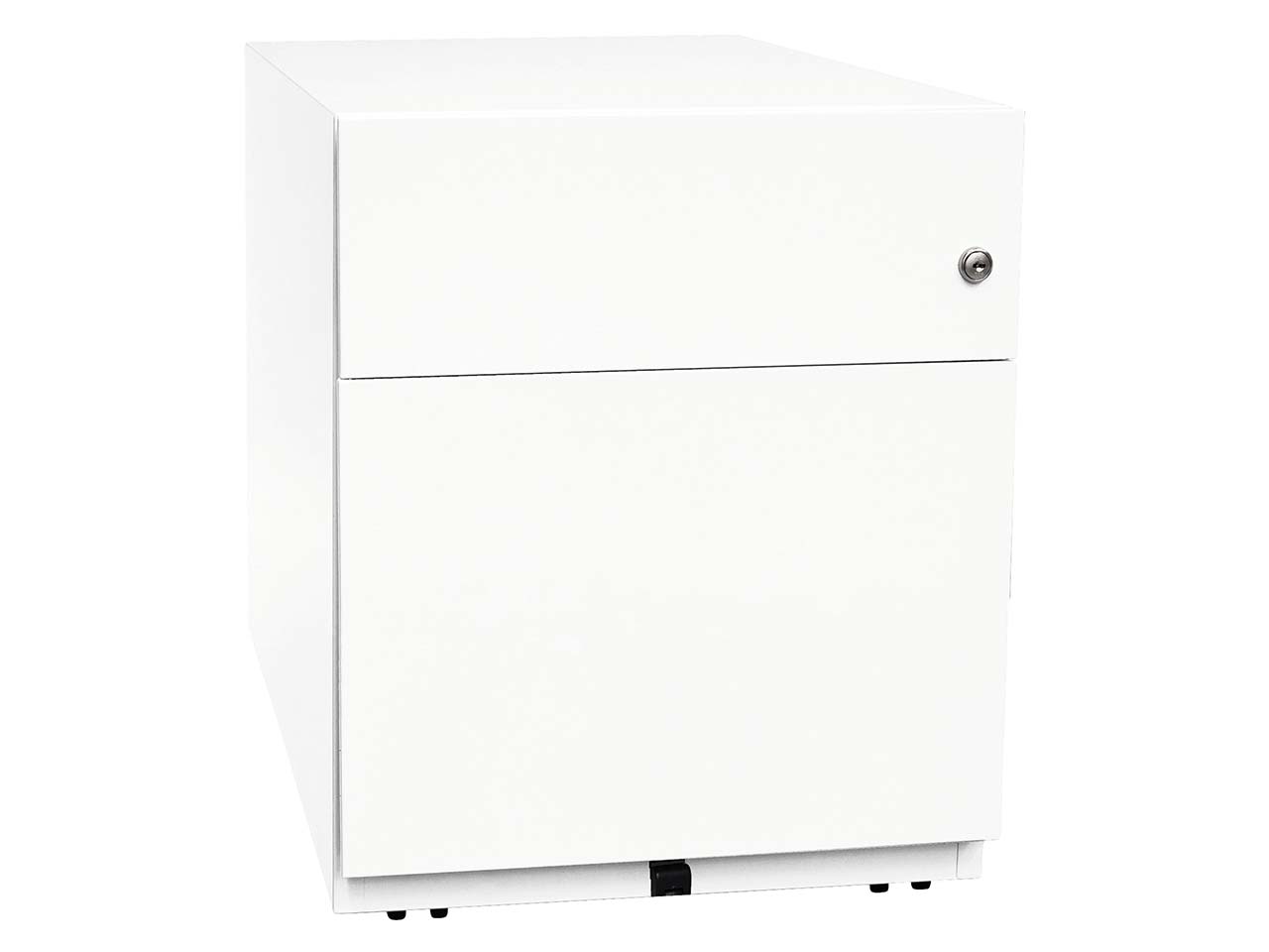 BISLEY Rollcontainer "Note" 1 Schublade, 1 HR T 56,5 cm verkehrsweiß
