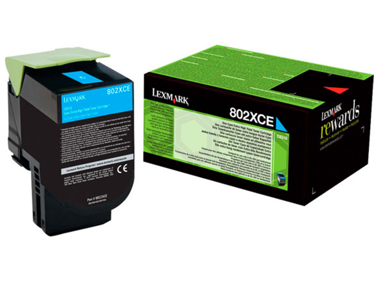 Lexmark Toner 80C2XCE "Corporate" XL cyan